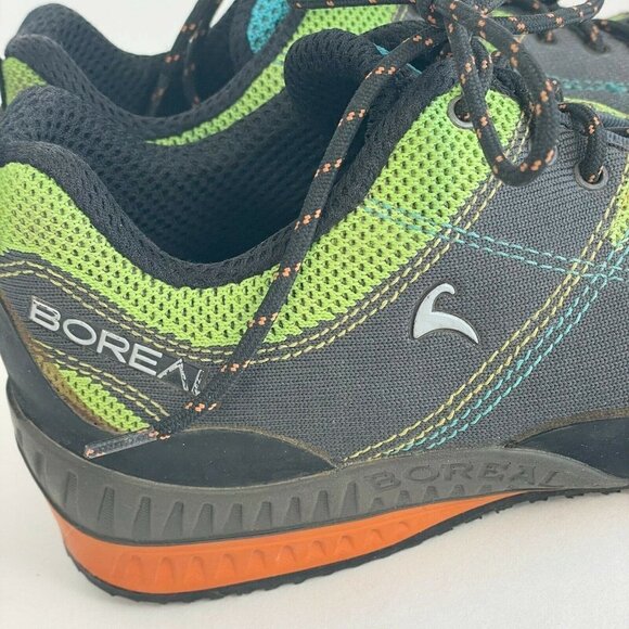 Boreal Mens Flyers Approach Hiking Climbing Shoes Gray Green Sz 6 Low Top Zenith main image 10